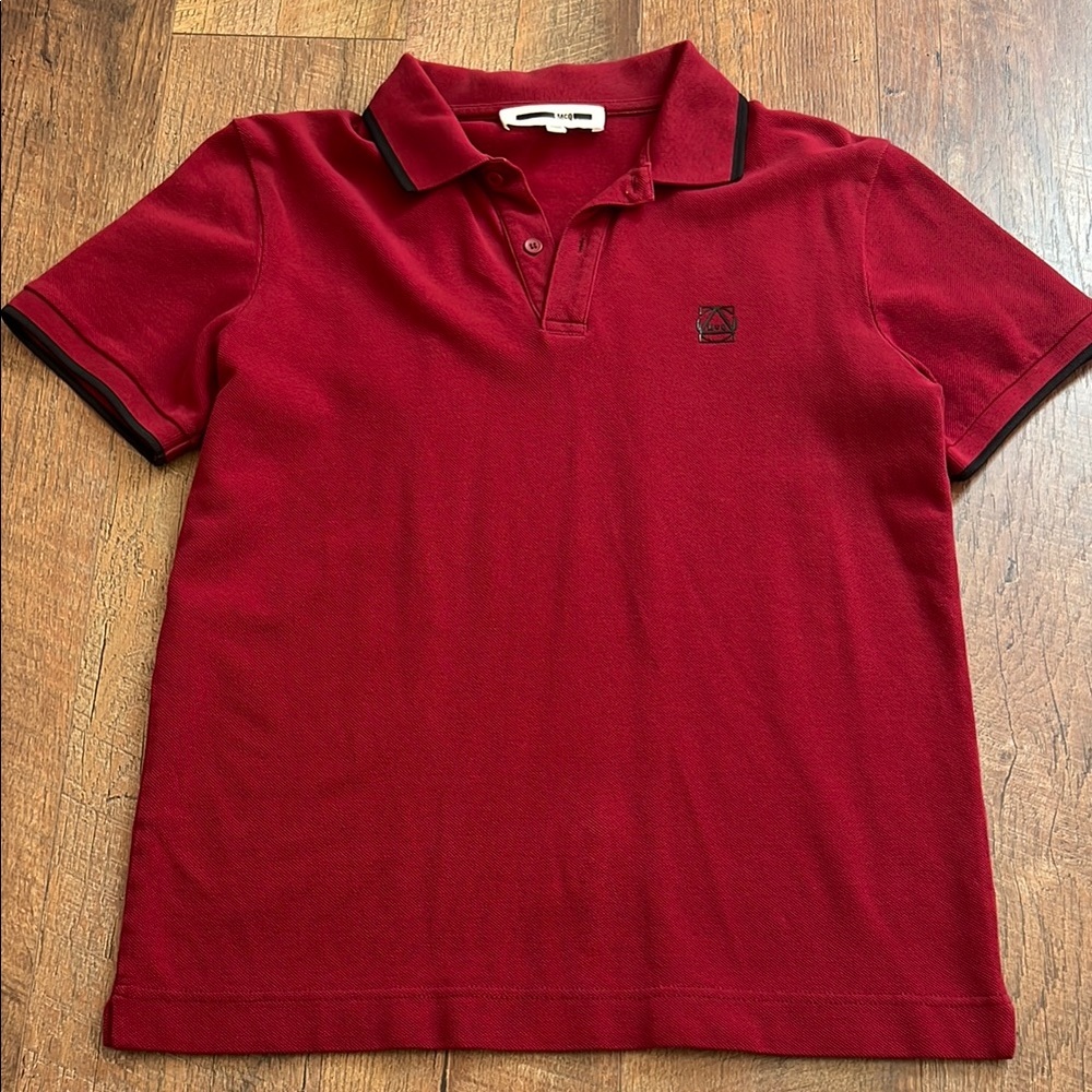 Alexandr McQueen Classic Red Polo Shirt - Picture 1 of 9